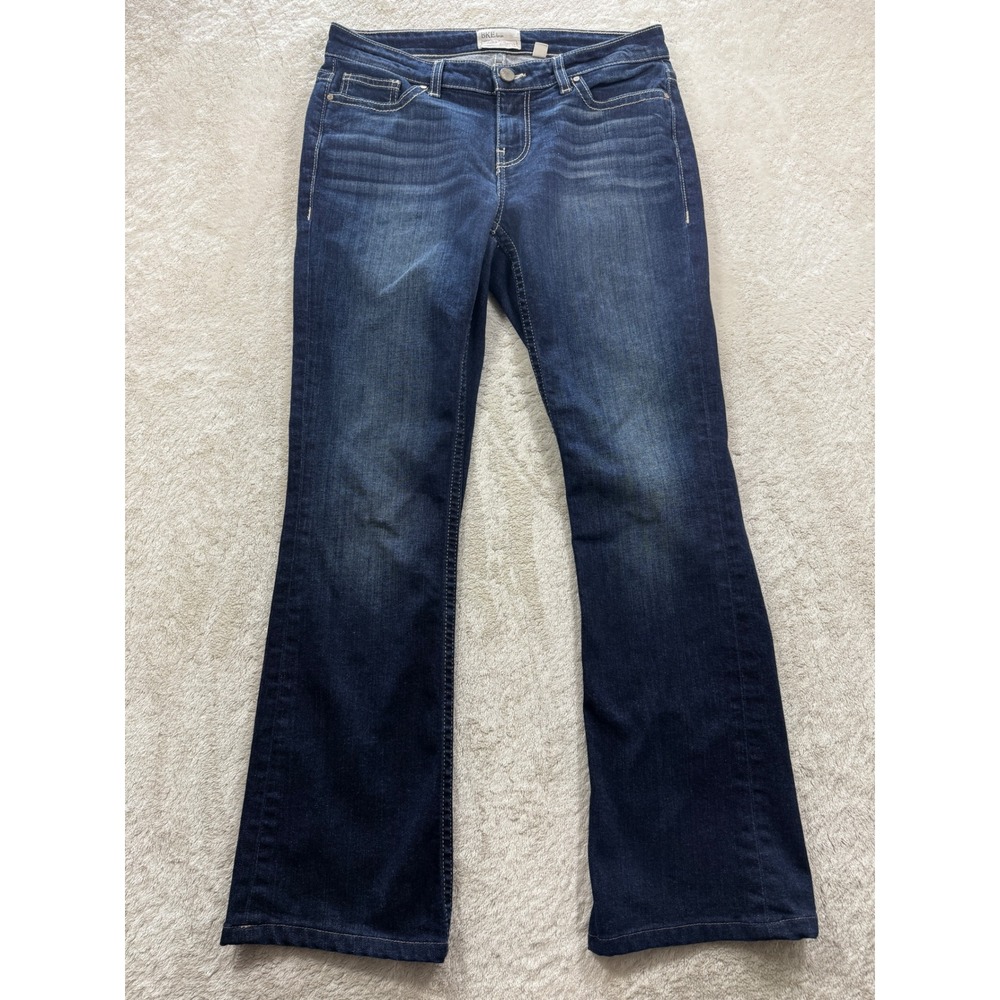 BKE Womens Payton Bootcut Stretch Dark Wash Blue Jeans 27R‎ Meas: 30x29.5